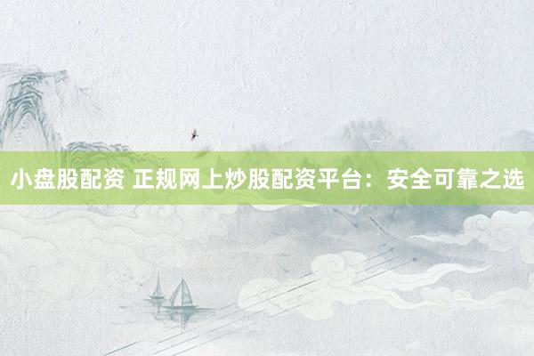 小盘股配资 正规网上炒股配资平台：安全可靠之选