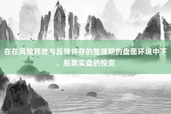 在在风险释放与反弹并存的整理期的盘面环境中下，股票实盘的投资